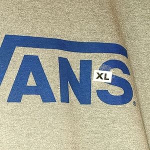 New Vans XL T shirt Gray
